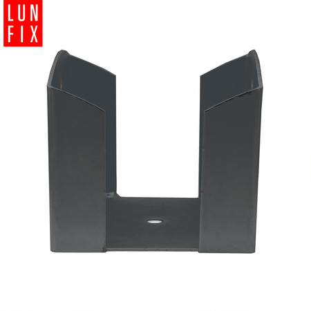 Pfostenträger Shwarz 101x150x2,5 mm