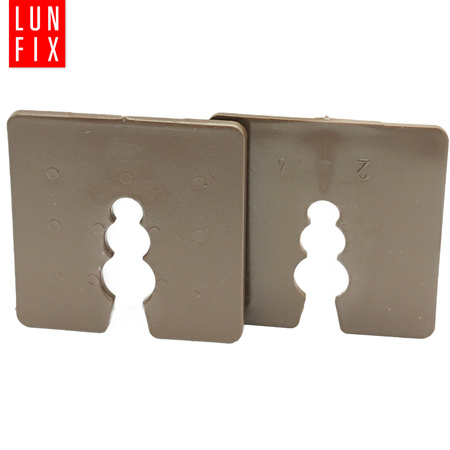 Distanzklötze Unterleger Abstandshalter 2mm 50x50mm 50stk