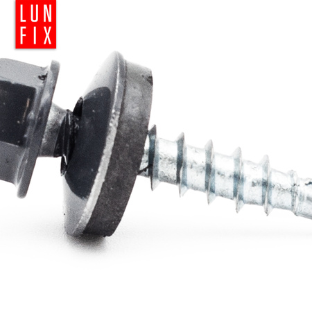 Trapezblechschrauben 4,8 x 55 mm 250 Stück Anthrazit RAL 7016