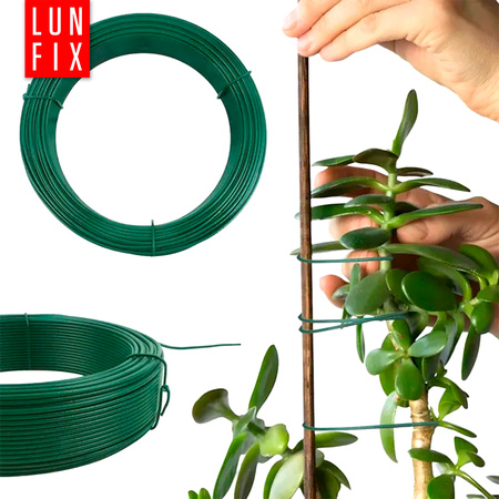 Gartendraht grün Ø1,7mm 100m Stahl verzinkt PVC