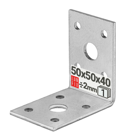 Breitwinkel Eckwinkel 50x50x40x2 mm 1 Stück