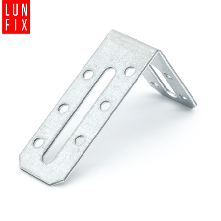 Justierbare Winkelverbinder 80x55x30x2 mm 10 Stück