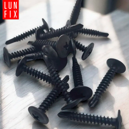 Bohrschrauben Schwarz 4,2 x 40 mm 50 Stk.