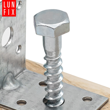 Sechskant Holzschrauben 8 X 140 mm 5 Stück DIN571