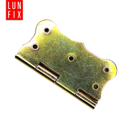 Scharnier Verzinkt Gelb Dekorativ 80x80x1,5mm