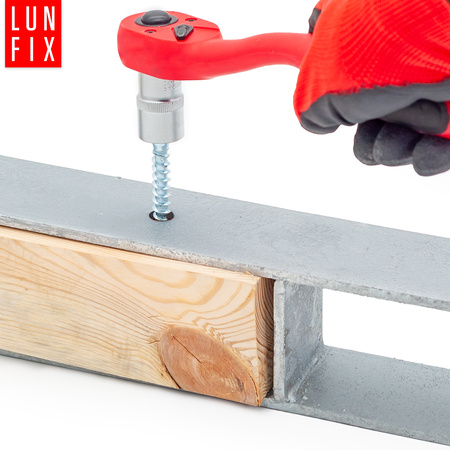 H-Pfostenträger zum Einbetonieren 90x600x6mm