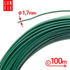 Spanndraht Gartendraht Grün Verzinkt und PVC 100m Ø1,7mm