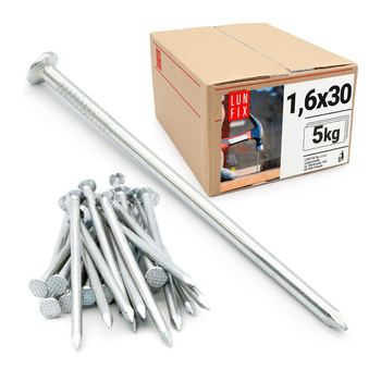Stahlnägel 1,6x30 5kg Verzinkter