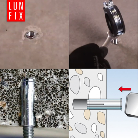 Einschlaganker M12 Spreizdübel Stahl