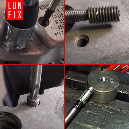 Wykrętaki do zerwanych i urwanych śrub, szpilek 5szt.