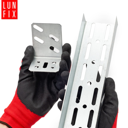 Türrahmenwinkel 80x55x65mm UA75 Verzinkt