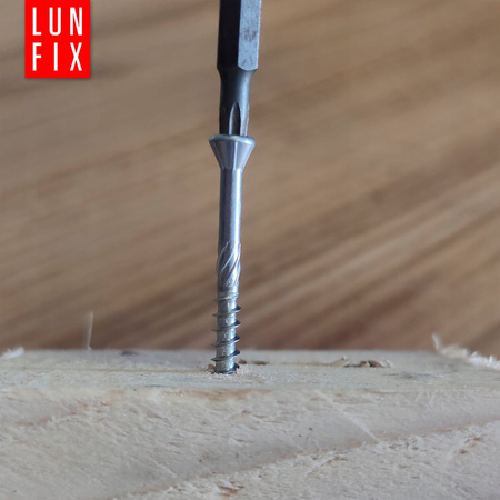 Terassenschrauben Edelstahl 5x60 mm 200 Stück