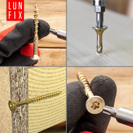 Spanplattenschrauben 6,0x120 mm 100 Stück TX30