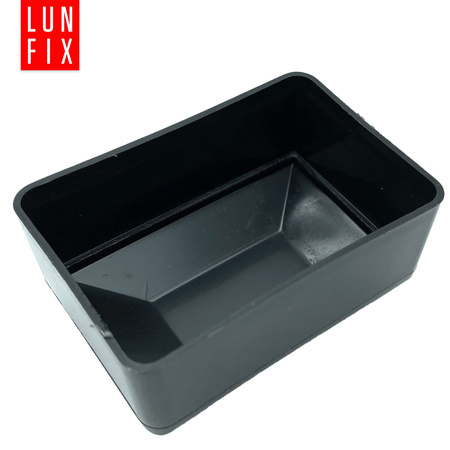 Pfostenkappen Schwarz 40x60 mm 10 Stück