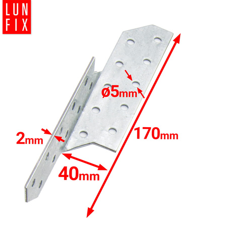 Sparrenpfettenanker 40x170mm Links