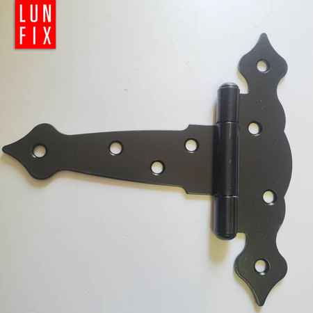 Scharnier Schwarz Gartentor 150x185x45x2,5 1stk.