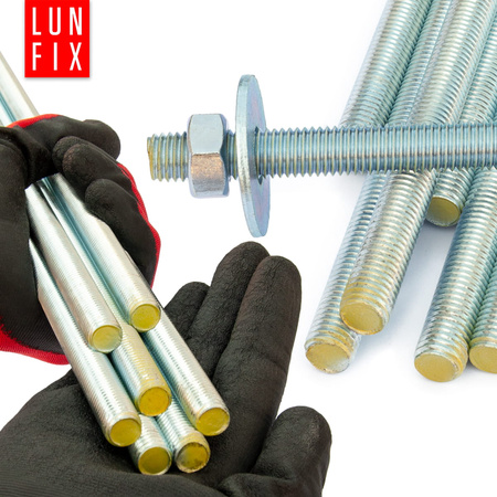 Gewindestange M18 x 1000 mm 10 Stück | Festigkeitsklasse 8.8 DIN 975