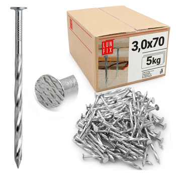 Drallschaft 3x70 5kg verzinkter