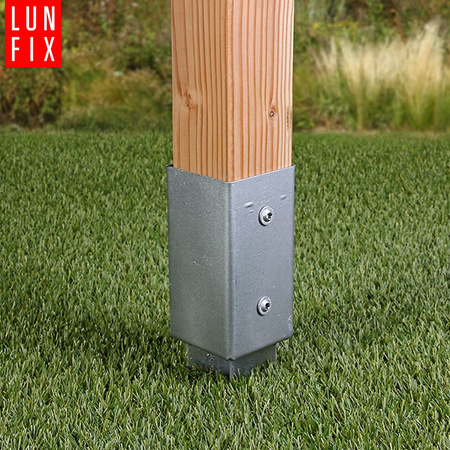 Einschlag-Bodenhülse 70x70mm 750 mm