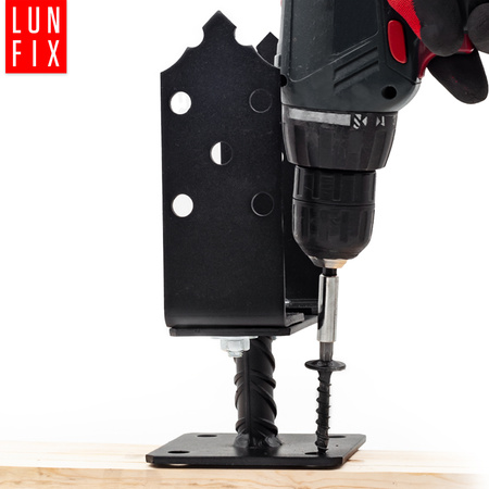 Pfostenschrauben Shwarz 8 x 80mm 10 Stück T40