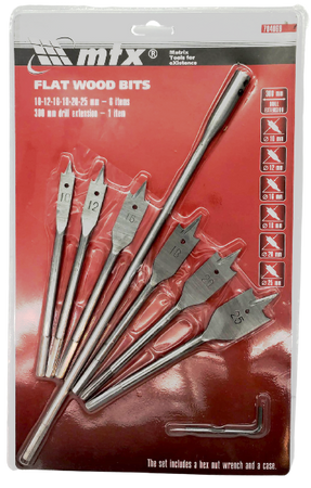 Wiertła łopatkowe do drewna 10-12-16-18-20-25mm