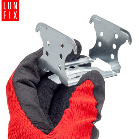 Kreuzverbinder für Gipskartondecken 60x145x58 mm Verzinkt