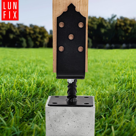 Pfostenträger verstellbar 120-200 mm U-Form