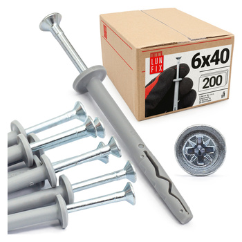 Schlagdübel 6x40 mm 200 Stük