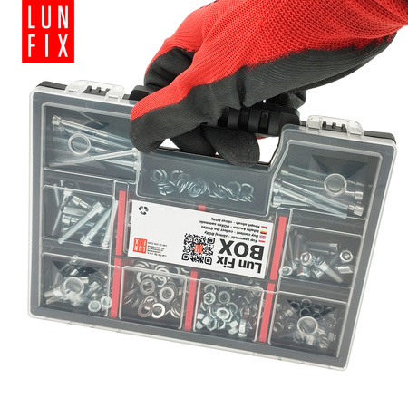 300 stück Sortiment Satz Zylinderkopfschrauben Muttern Unterlegscheiben M5