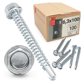 Bohrschrauben 6,3x100 100stk.