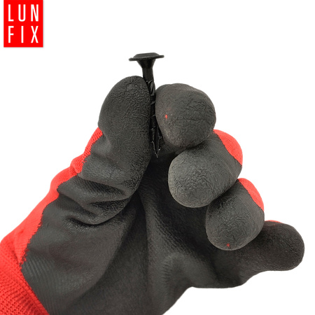 Pfostenschrauben Shwarz 6 x 30mm 6 Stück T40