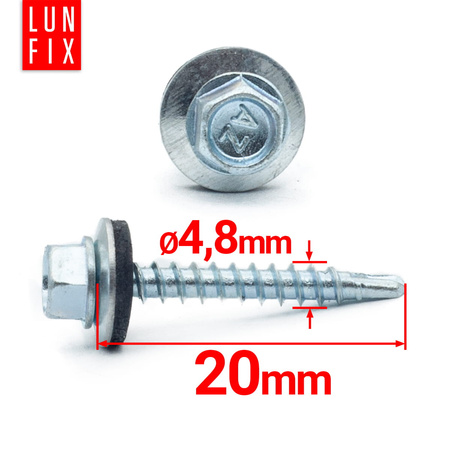 Trapezblechschrauben 4,8 x 20 mm 250 Stück