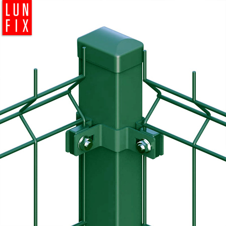 Eckschelle für 40x60 mm Pfosten Grün