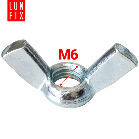 Wingnut M6 DIN315 verzinkt 10stk.