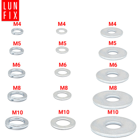 750 stück Sortiment Satz Unterlegscheiben M4-M10 DIN 127 125 9021