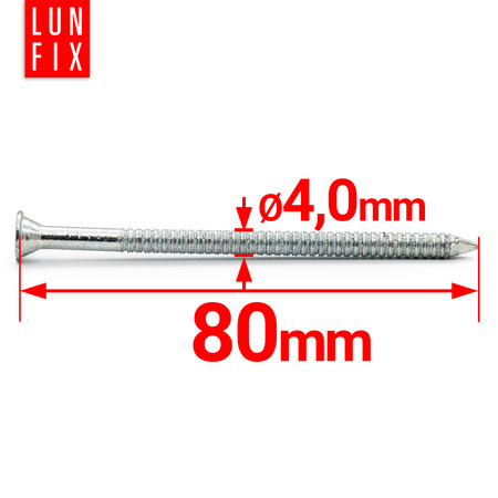 Ankernägel 4x80 5kg verzinkter