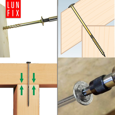 Tellerkopfschrauben 5x45 mm 200 Stück TX25