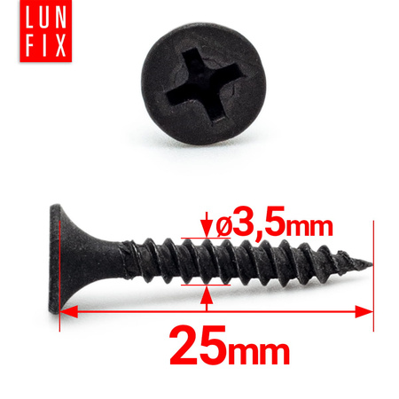 Schnellbauschrauben 3,5 x 25 mm 1000 Stück