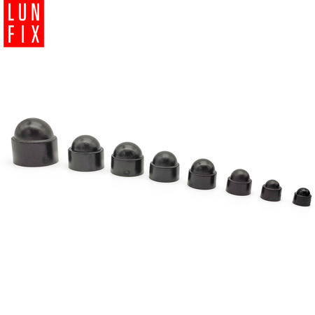 245 Set Abdeckkappen Shwarz M5-M20