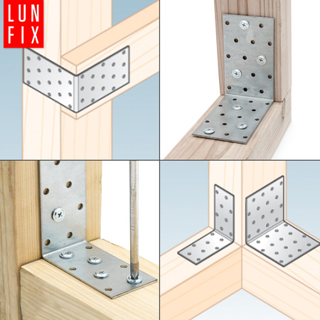 Winkelverbinder 80x80x40x2 1 Stück