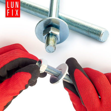 Gewindestange M8 x 2000 mm, 1 Stück Festigkeitsklasse 4.8 DIN 975