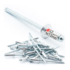 Aluminium Blindnieten DIN7337 4x12 mm 1kg Silber