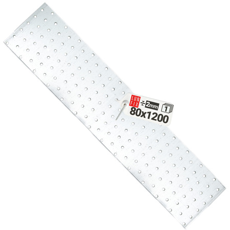 Flachverbinder 1200x80x2mm Lochplatte 1 Stk