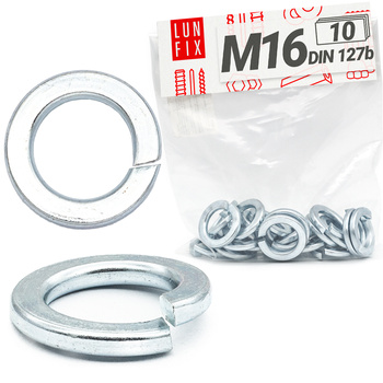 Federringe M16 DIN 127 10 stk.