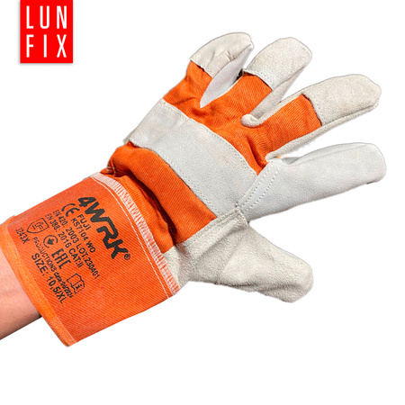 Verstärkte Arbeitshandschuhe aus Leder Größe 10 XL 12stk.