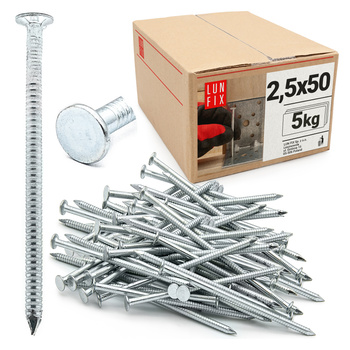 Rillennagel 2,5x50 5kg verzinkter