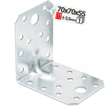 Schwerlast Winkelverbinder 70x70x55x2,5 mm