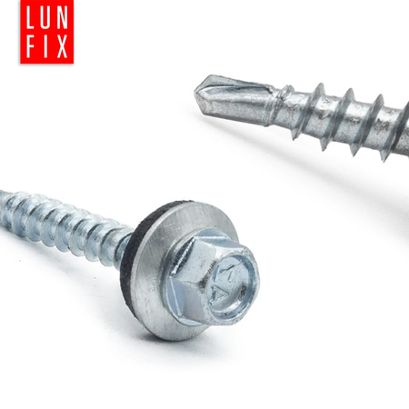 Wkręty do szklarni 4,8x35 samowiercące farmery ocynkowane WFD 25szt.