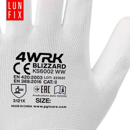 Nylon & Polyurethan Arbeitshandschuhe, Größe 10 XL