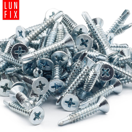 Blechschrauben mit Senkkopf 4,2 x 25 mm 500 Stück DIN7504